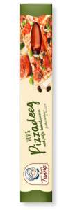 Vers pizzadeeg met tomatensaus voor pizza recepten inspiratie